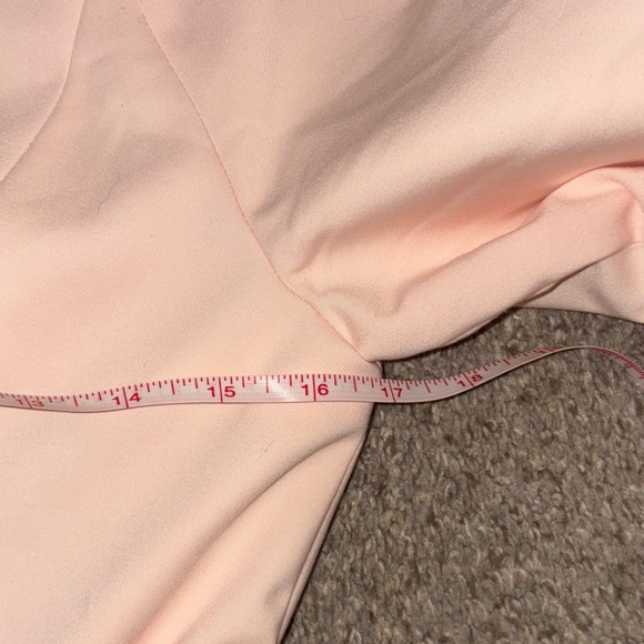 Elle Pink Double-Breasted Coat with Black Trim - Picture 15 of 17